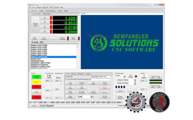 Mach4Hobby – program sterujący maszyny CNC firmy ArtSoft Newfangled Solutions