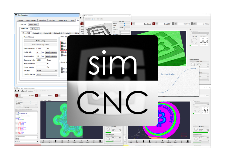 simCNC – program sterujący do maszyn CNC firmy CS-Lab – Licencja testowa